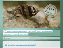Tablet Screenshot of dmg.mollusca.de