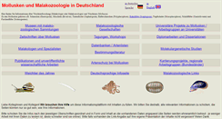 Desktop Screenshot of mollusca.de