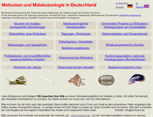 Tablet Screenshot of mollusca.de