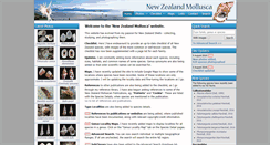 Desktop Screenshot of mollusca.co.nz